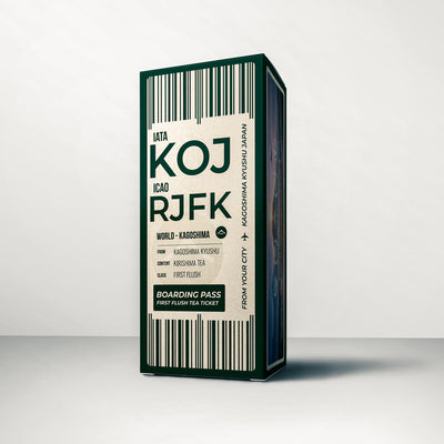 BOARDING PASS BOX ｜ Ticket Tea Organic Japanese Tea ×10